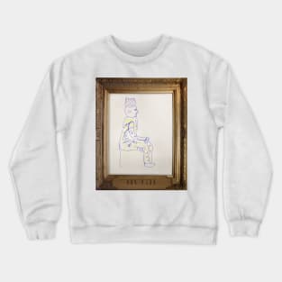 Fat Bald White Man by Hugh Dennis Crewneck Sweatshirt